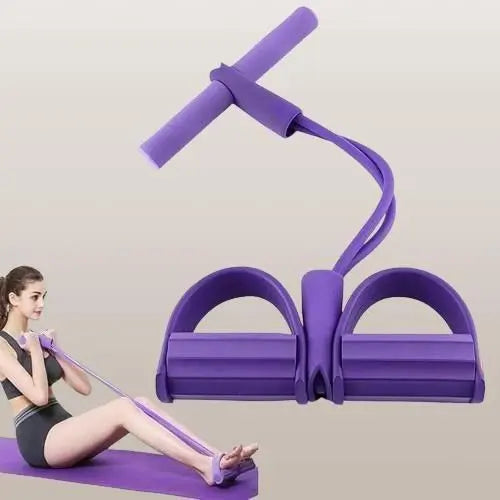 Pedal Exerciser & Resistance Band Set for Home Fitness