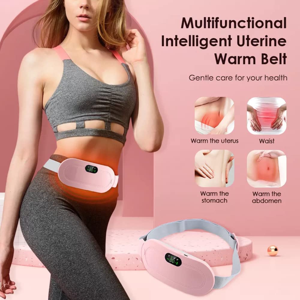 Period Cramp Relief Heating Pad & Massager for Back Pain