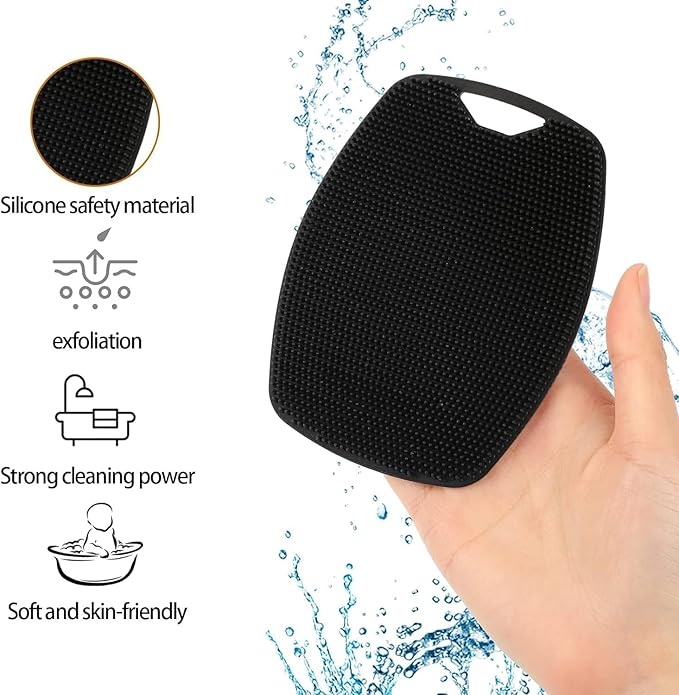 Silicone Body Scrubber – Reusable Shower Cleansing Brush