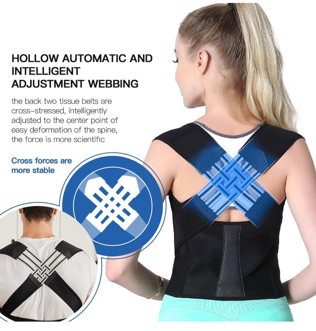 Adjustable Back Posture Corrector for Men & Women – Stand Tall & Pain-Free