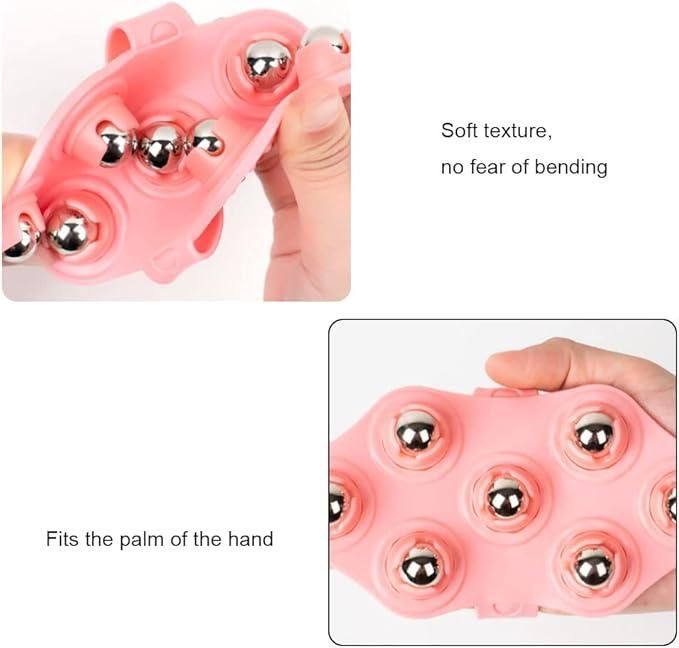 Muscle Pain Relief Roller Glove for Body Relaxation - Anti-Cellulite Massage Gloves