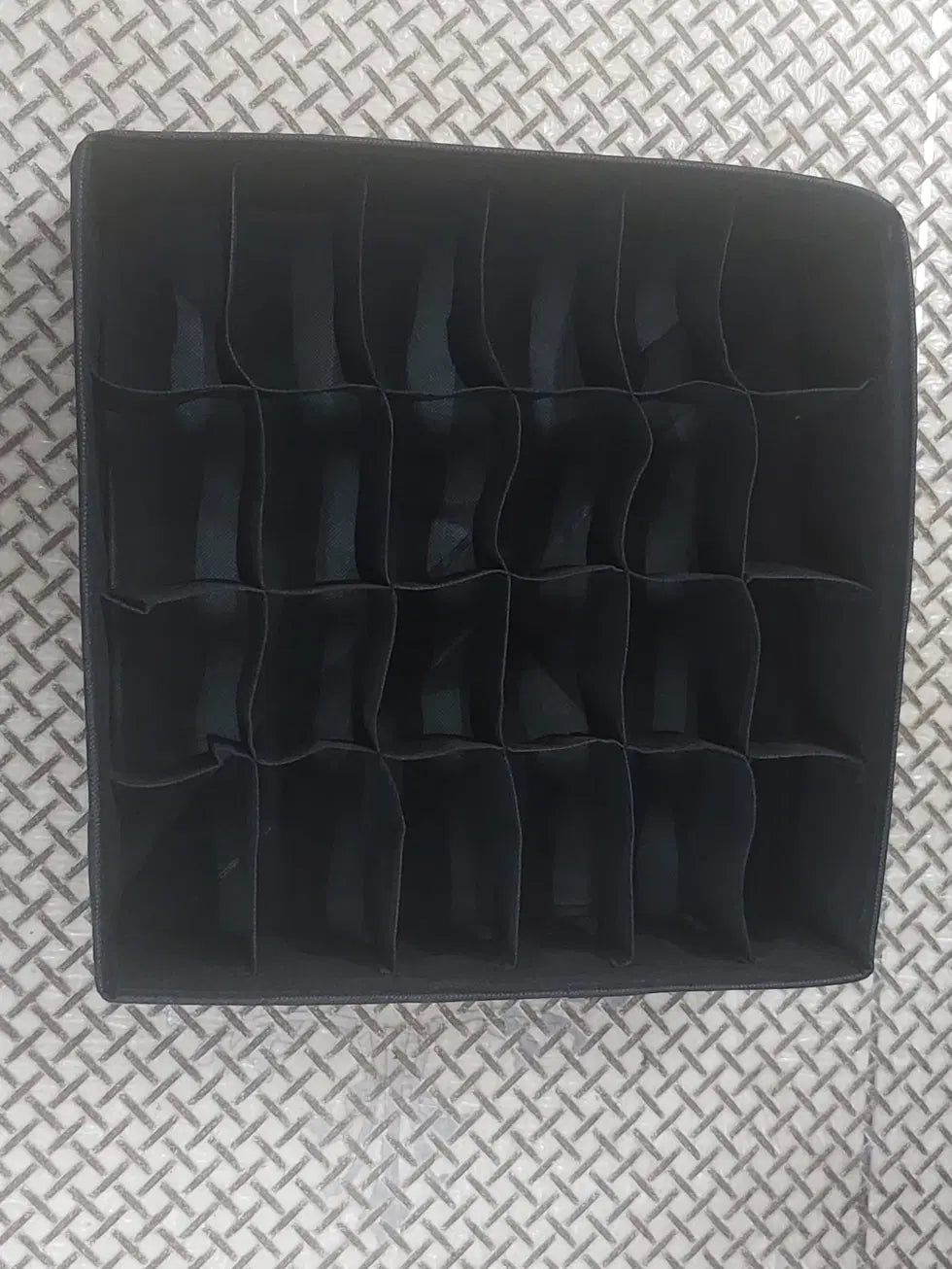 24-Grid Drawer Organizer for Makeup & Accessories (Pack of 3)