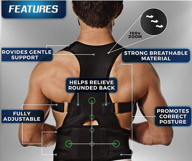 Adjustable Posture Corrector Belt – Unisex