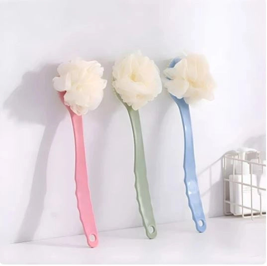Long Handle Loofah Bath Brush (Pack of 2)