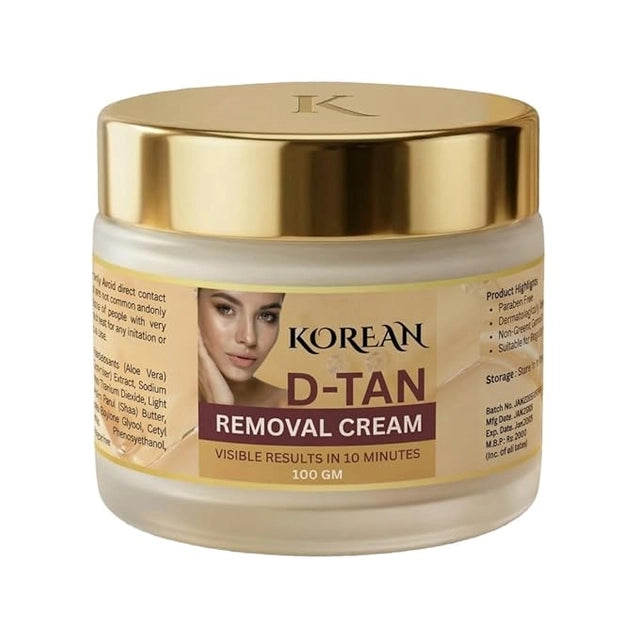 Korean-Style De-Tan Brightening Face Cream (Pack of 2)