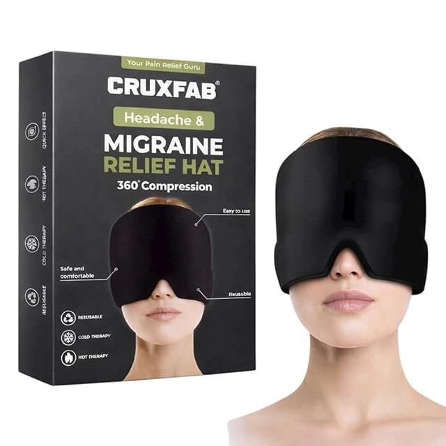 Hot & Cold Therapy Relief Cap for Headaches & Sinus Pressure